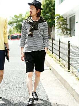 nano・universe men's STAFFさん(メンズ・171cm)の春コーディネート
