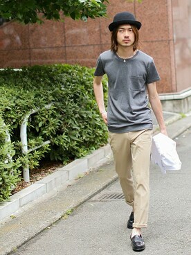 nano・universe men's STAFFさん（メンズ・171cm）の夏コーディネート