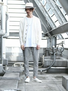 「LEE」｜nano・universe men's STAFFさん（メンズ・171cm）の春コーディネート