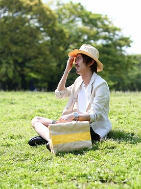 nano・universe men's STAFFさん(メンズ・171cm)の春コーディネート