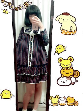 Angelic Prettyのワンピースを使った人気ファッションコーディネート