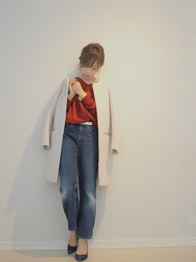 田中亜希子さん（レディース・145cm）の秋コーディネート