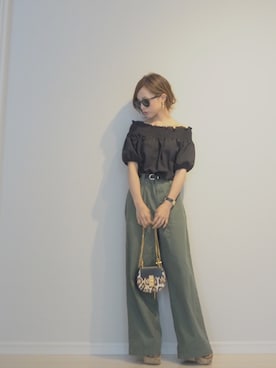 田中亜希子さん(レディース・145cm)の夏コーディネート