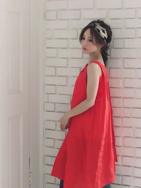 田中亜希子さん（レディース・145cm）の夏コーディネート