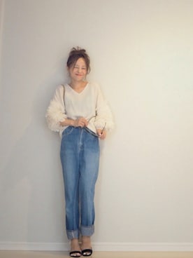 田中亜希子さん(レディース・145cm)の秋コーディネート