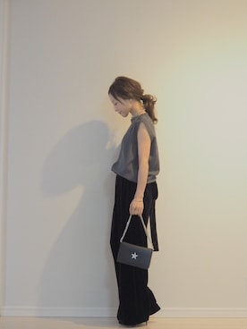 「GIVENCHY（ジバンシイ）のアイテム」を使った、田中亜希子さん（レディース・145cm）の秋コーディネート