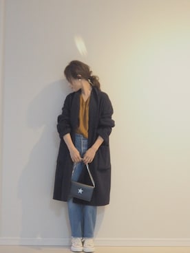 「GIVENCHY（ジバンシイ）のアイテム」を使った、田中亜希子さん（レディース・145cm）の秋コーディネート