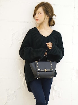 田中亜希子さん(レディース・145cm)の秋コーディネート