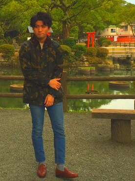 「SHIPS（シップス）のアイテム（その他アウター）」を使った、hirokiさん（メンズ・170cm）の冬コーディネート