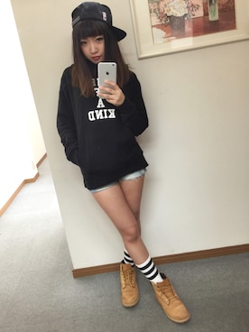 「BIGBANG」｜EMILY TANAKAさん（レディース・158cm・20代）の秋コーディネート