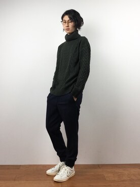 Yudai Ishiiさん（メンズ・178cm）の冬コーディネート