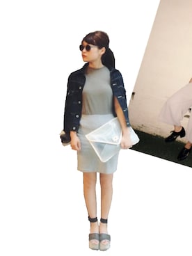 「2%tokyo」｜三橋栄香さん（レディース・155cm）の夏コーディネート