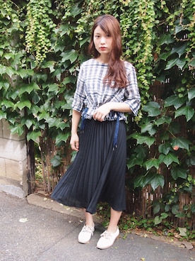 三橋栄香さん（レディース・155cm）の夏コーディネート