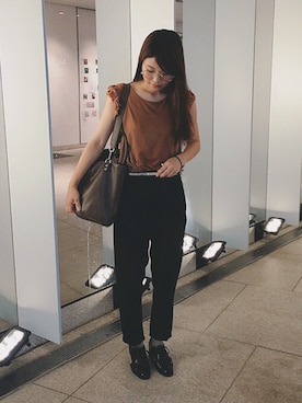 三橋栄香さん（レディース・155cm）の夏コーディネート