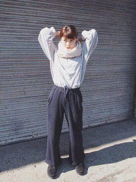 三橋栄香さん（レディース・155cm）の秋コーディネート