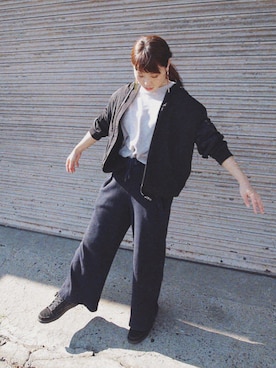 三橋栄香さん(レディース・155cm)の秋コーディネート