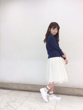 「スエット」｜Ayumi Ishiiさん（レディース・157cm）の春コーディネート