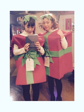 「present（プレゼント）のアイテム（ワンピース/ドレス）」を使った、KKKさん（レディース・161cm）の冬コーディネート