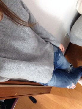 「カシミヤ」｜mさん（レディース・167cm）の春コーディネート