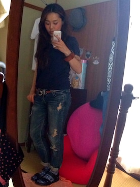 「METEO（メテオ）のアイテム」を使った、コミネ🌸さん（レディース・156cm）の秋コーディネート