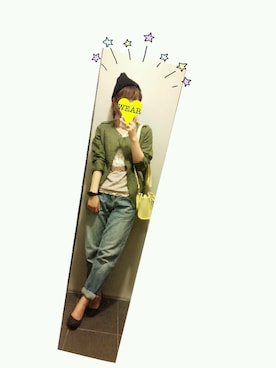 「さしいろ」｜「アイテム（帽子）」を使った、coco*さん（レディース・156cm）の春コーディネート