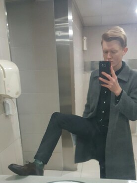 「business casual」｜Chrisさん（メンズ・183cm）の冬コーディネート