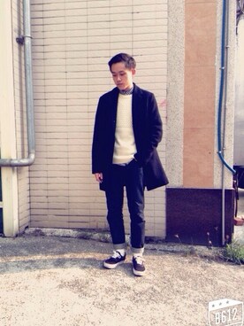 「Daniel Wellington」｜歐古力さん（メンズ・174cm）の冬コーディネート