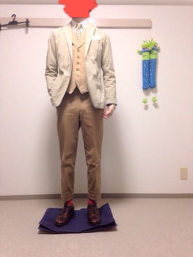 「HAVERSACK」｜なかにしさん（メンズ・178cm）の春コーディネート