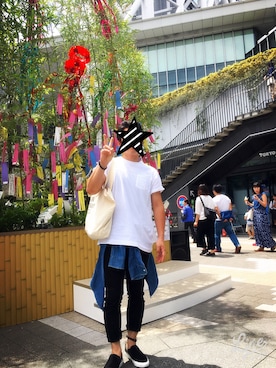 「COMMON PROJECTS（コモンプロジェクト）のアイテム」を使った、🐺🛴hide☕️🦫🌱🤍さん（メンズ・166cm・30代）の夏コーディネート