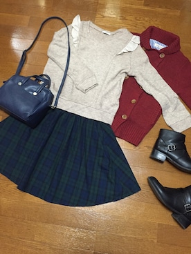 mknさん（レディース・164cm）の冬コーディネート