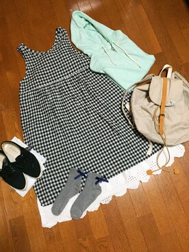 mknさん（レディース・164cm）の春コーディネート