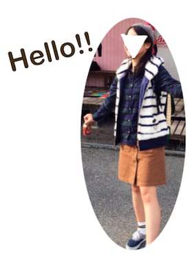 「ROXY（ロキシー）のアイテム（その他アウター）」を使った、mknさん（レディース・164cm）の秋コーディネート