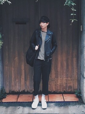 「hat」｜LUさん（メンズ・163cm）の冬コーディネート