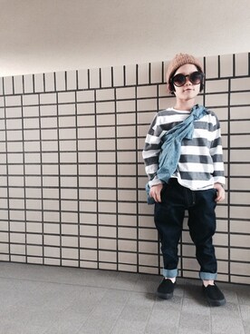 「green label relaxing（グリーンレーベルリラクシング）のアイテム（雑貨/ホビー）」を使った、rittyさん（キッズ・110cm）の春コーディネート