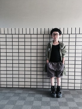 「ドラフトCO」｜「アイテム（ジャケット/アウター）」を使った、rittyさん（キッズ・110cm）の夏コーディネート