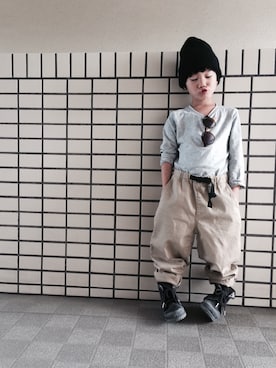 「Cienta（シエンタ）のアイテム（ブーツ）」を使った、rittyさん（キッズ・110cm）の夏コーディネート
