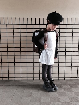 「Cienta（シエンタ）のアイテム（ブーツ）」を使った、rittyさん（キッズ・110cm）の夏コーディネート