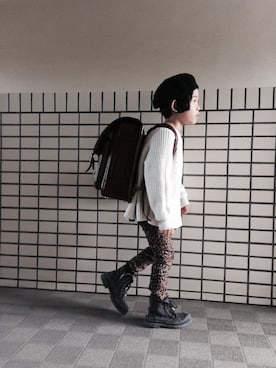 「Cienta（シエンタ）のアイテム（ブーツ）」を使った、rittyさん（キッズ・110cm）の秋コーディネート