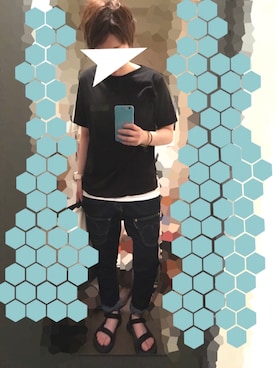 「CHAPTER WORLD select （チャプターワールドセレクト）のアイテム」を使った、ぷーちんさん（レディース・157cm）の夏コーディネート