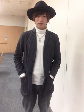 「AZUL by moussy（アズールバイマウジー）のアイテム（ダウンジャケット/コート）」を使った、kazuki0611さん（メンズ・180cm）の秋コーディネート