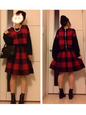 K1a23さん（レディース・154cm）の冬コーディネート