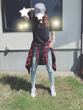 Anna☪︎⋆｡˚✩さん（レディース・156cm）の秋コーディネート