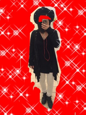 「ALGONQUINS（アルゴンキン）のアイテム（Tシャツ/カットソー）」を使った、やぎ☆〜（ゝ。∂）さん（レディース・165cm）の秋コーディネート
