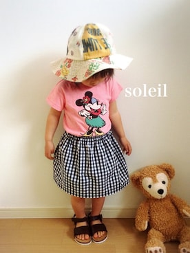 「デニム＆ダンガリー」｜soleilさん（キッズ・90cm）の春コーディネート