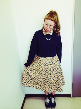 canacさん（レディース・152cm）の秋コーディネート