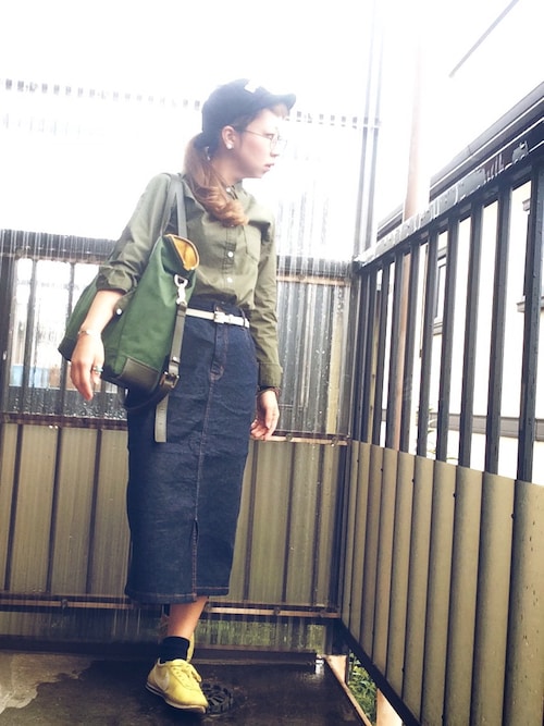 Canac Wegoのデニムスカートを使ったコーディネート Wear