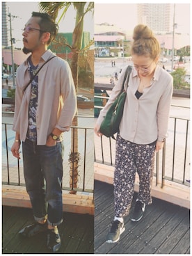 「カップルコーデ」｜canacさん（レディース・152cm）の冬コーディネート