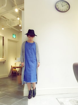 「サイドゴアブーツ」｜MINX河野 沙耶佳さん（レディース・154cm）の秋コーディネート