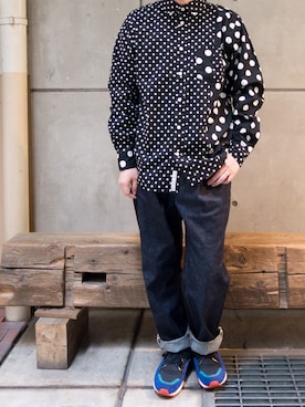 「ハラチ」｜「アイテム（シャツ/ブラウス）」を使った、Takeshi Hosokawaさん（メンズ・165cm）の秋コーディネート
