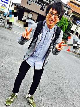 「ADAM ET ROPE'（アダムエロペ）のアイテム（アクセサリー）」を使った、kazzzzさん（メンズ・169cm）の秋コーディネート